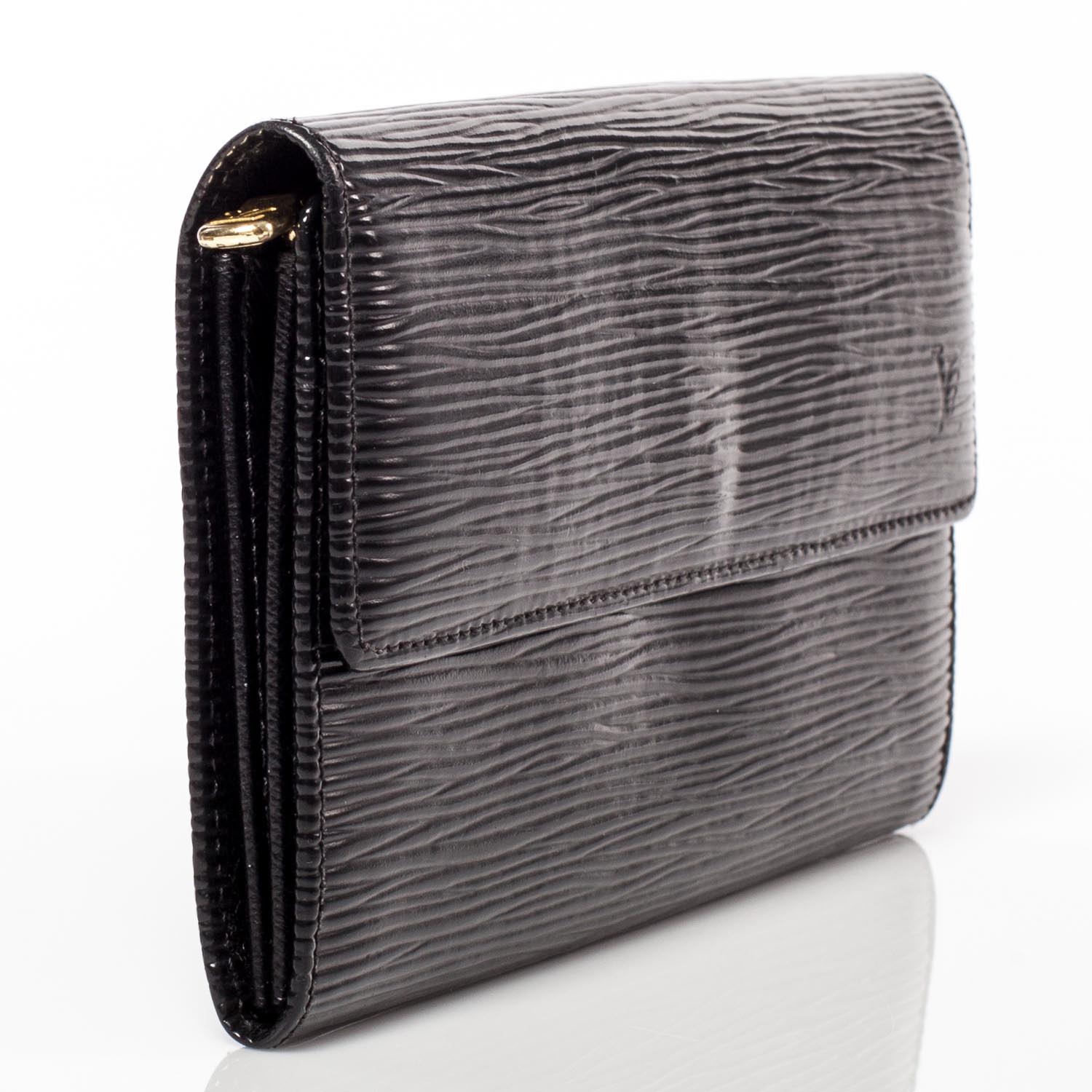 Louis Vuitton Epi Sarah Wallet Black 4 of 9