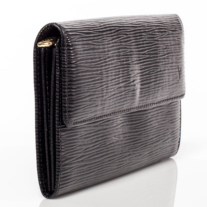 Louis Vuitton Epi Sarah Wallet Black 4 of 9
