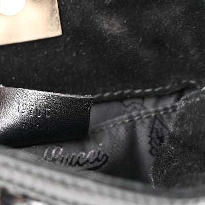 Gucci Patent Mini Indy Top Handle Hobo Black 7 of 10