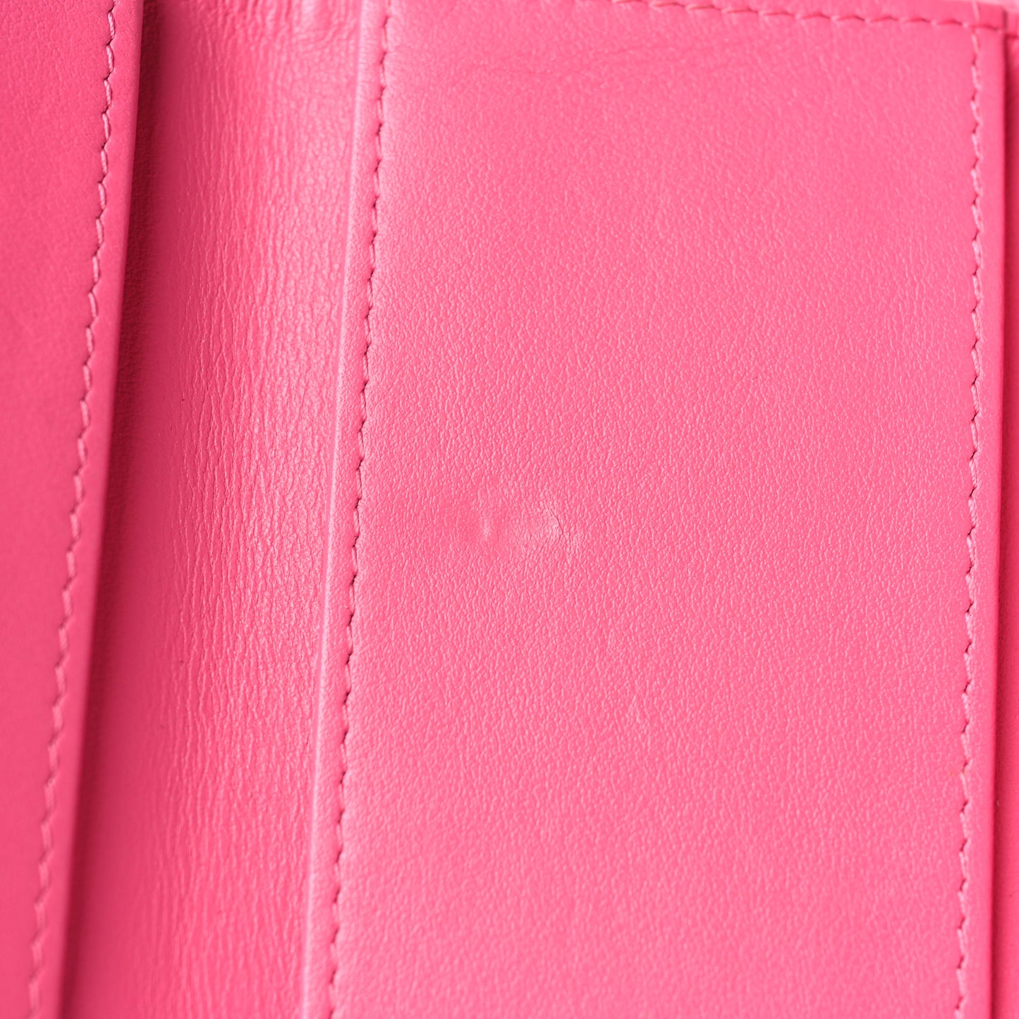 Caviar Quilted Double Flap Wallet Pink
