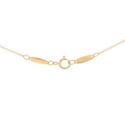 Tiffany 18K Yellow Gold 6.5mm Elsa Peretti Bean Pendant Necklace 3 of 3