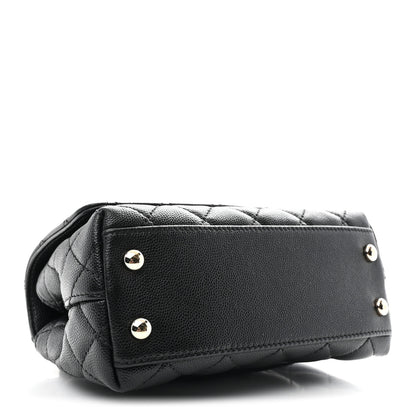 Chanel Caviar Quilted Extra Mini Coco Handle Flap Black 4 of 10