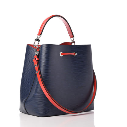 Louis Vuitton Epi Neonoe Indigo Coquelicot 3 of 10
