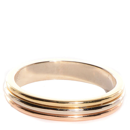 Cartier 18K Pink Yellow White Gold Trinity Wedding Band Ring 58 US 8.25 1 of 5
