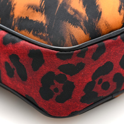 Dolce & Gabbana Nylon Tiger Print Logo Crossbody Bag Multicolor 8 of 9