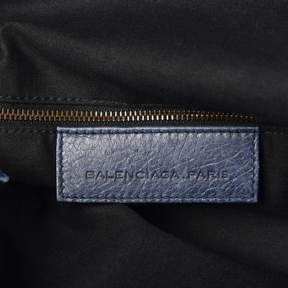 Balenciaga Agneau Classic Hardware Dome Bag Bleu Roi 6 of 11