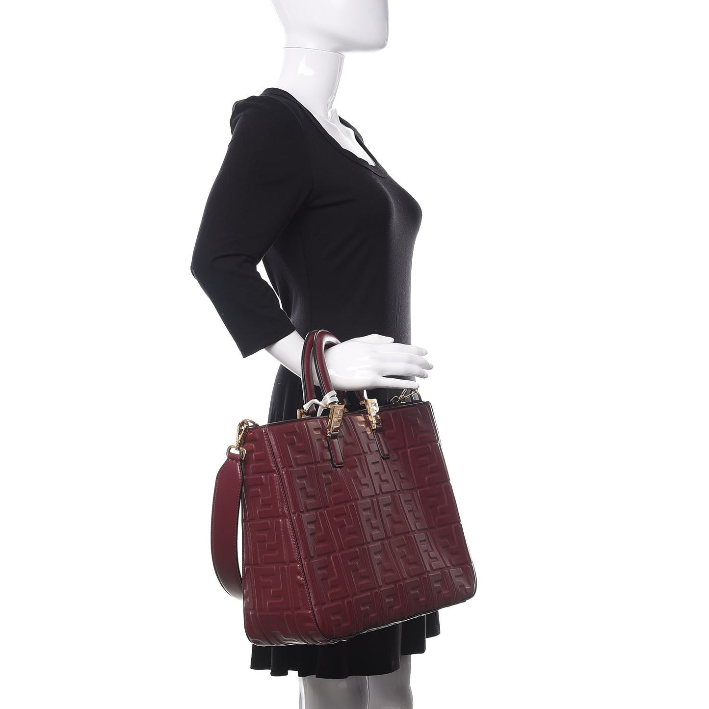 Nappa FF 1974 Embossed Medium FF Tote Barolo