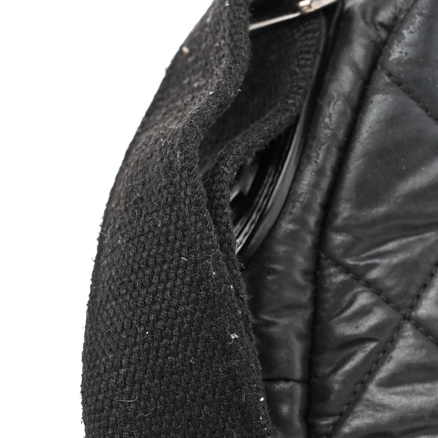 Chanel Nylon Quilted Coco Cocoon Messenger Black 15 of 16