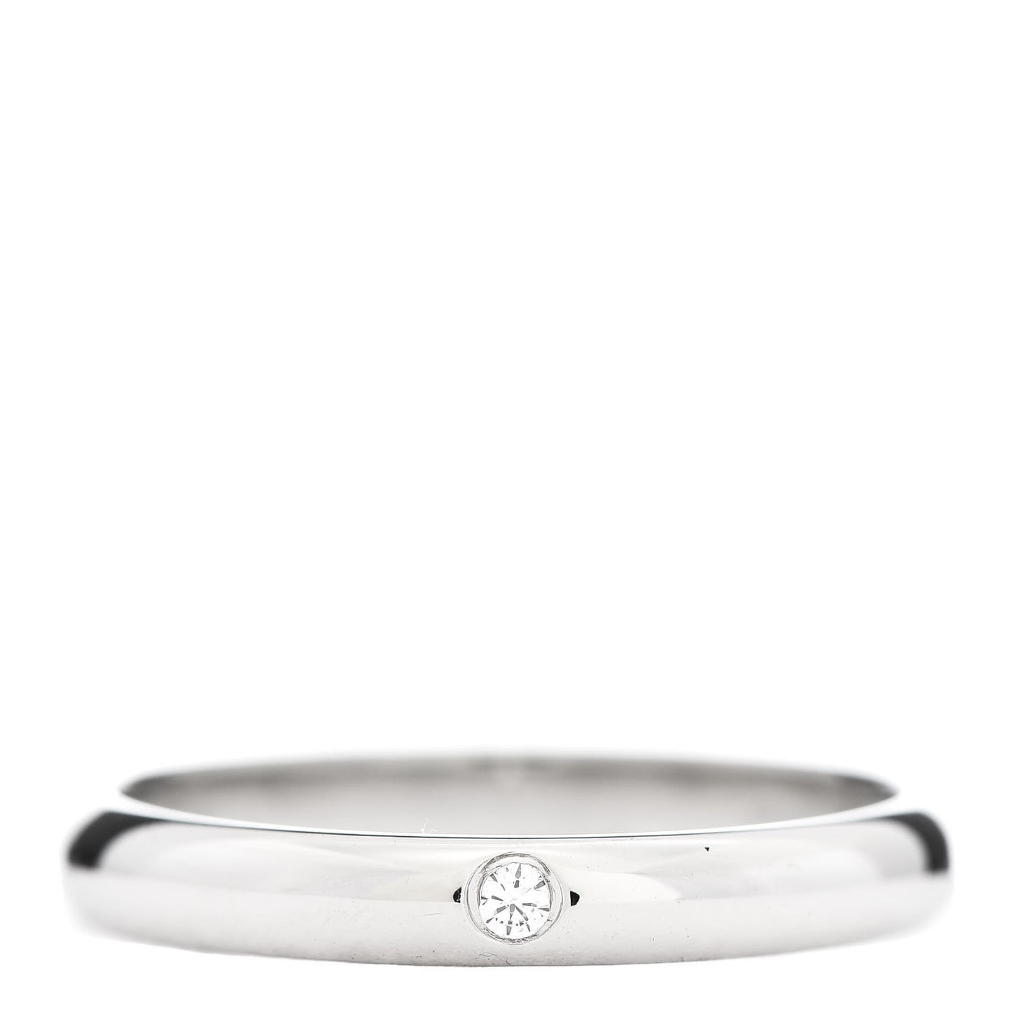 Platinum Diamond 2.6mm 1895 Wedding Band Ring 49 4.75