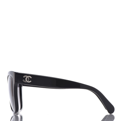 Chanel Polarized Square CC Sunglasses 5380 Black 3 of 9