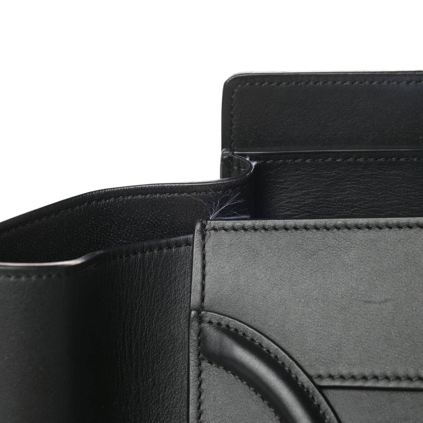 Smooth Calfskin Mini Luggage Black