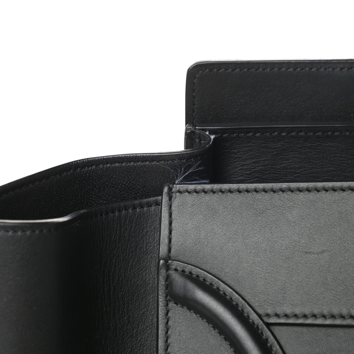 Celine Smooth Calfskin Mini Luggage Black 17 of 19
