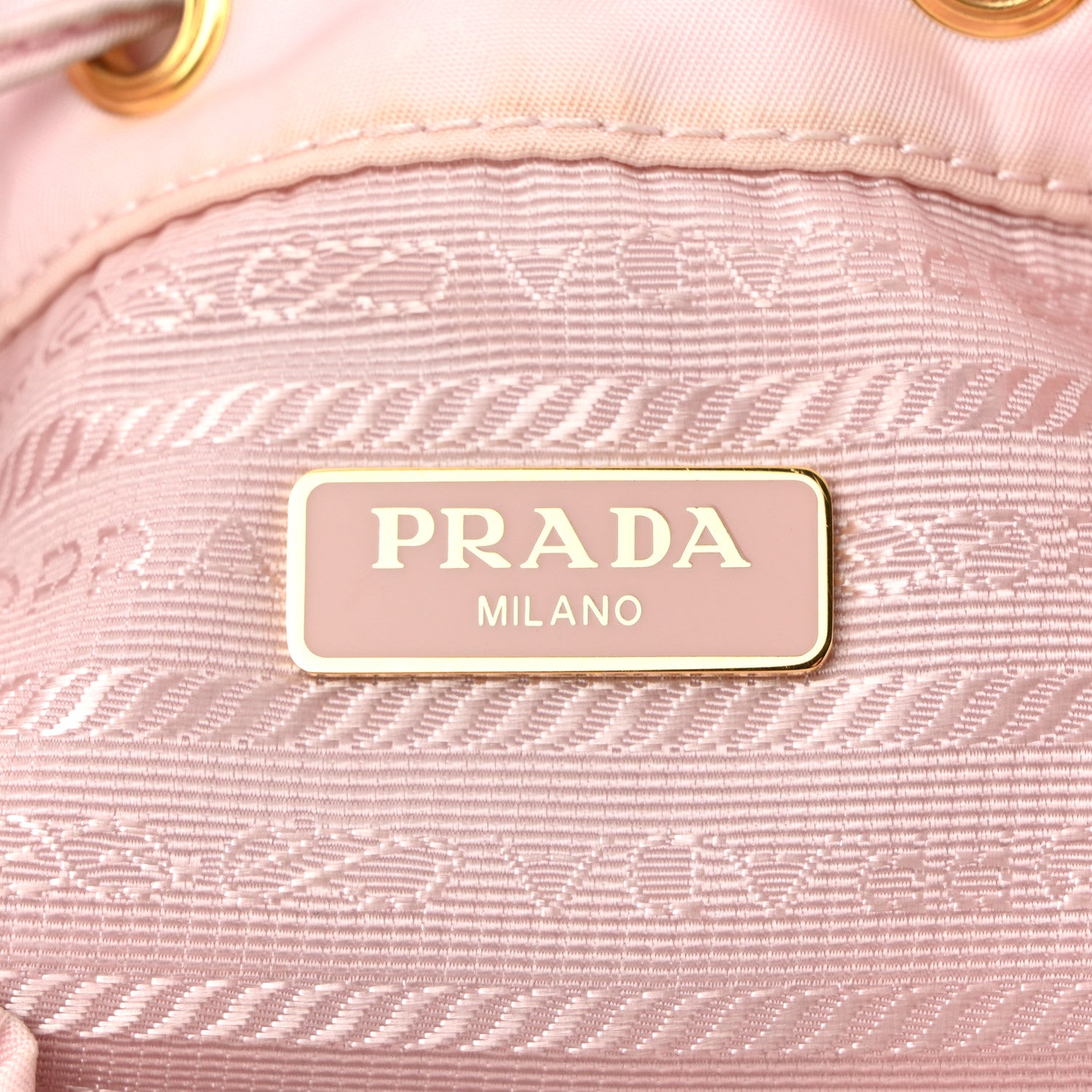 Prada Re-Nylon Saffiano Duet Bucket Crossbody Bag Alabastro 6 of 13