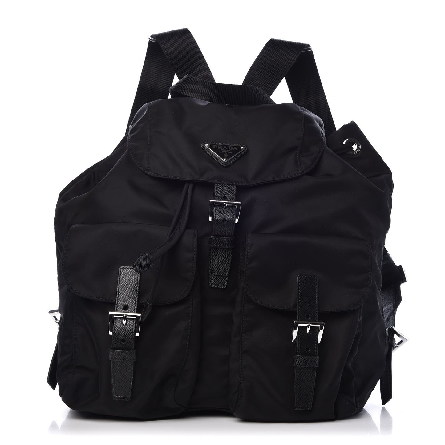 Nylon Vela Medium Backpack Black