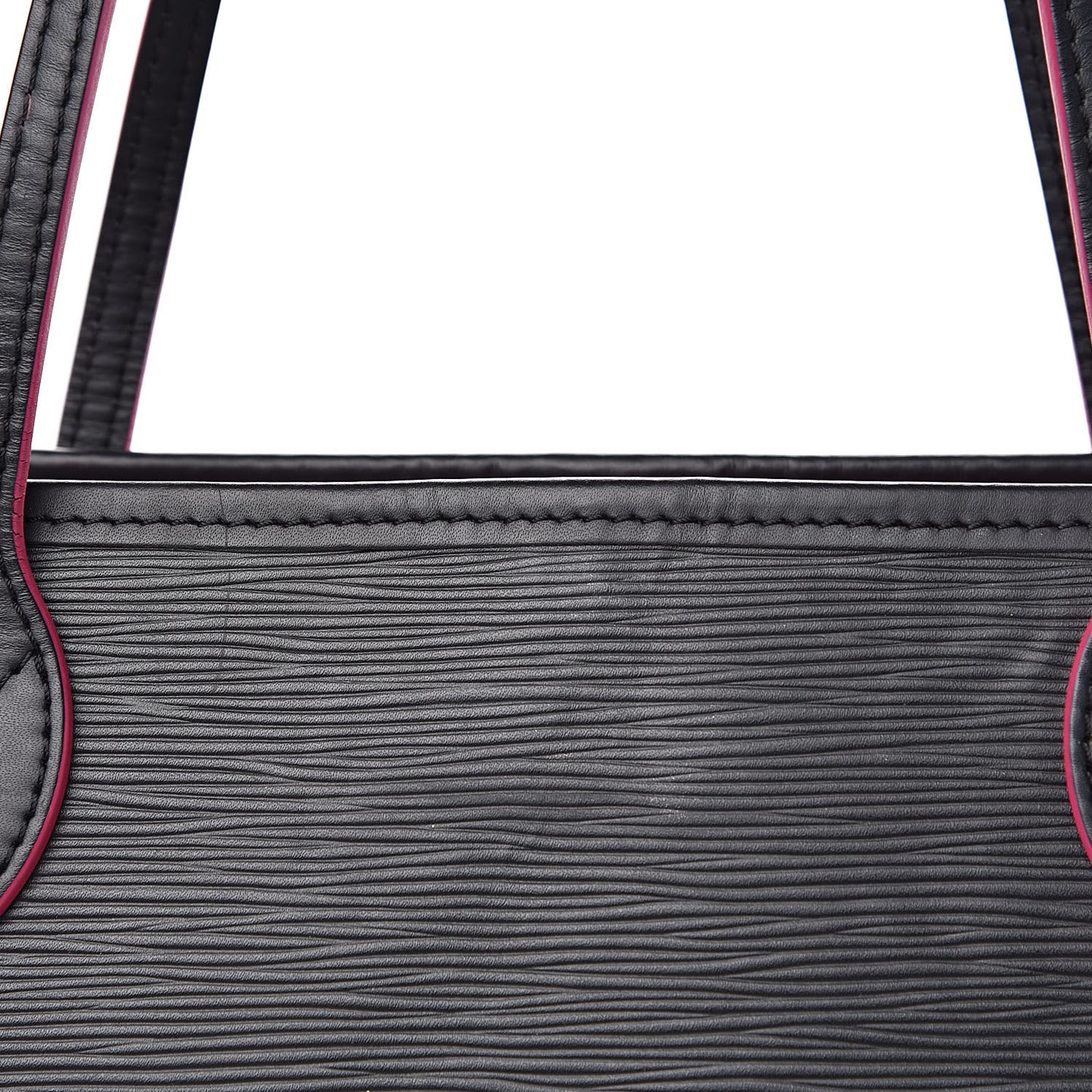 Epi Neverfull MM Black Hot Pink