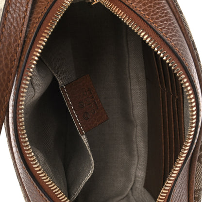 Gucci Monogram Mini Bree Messenger Bag Beige Tabacco 5 of 11