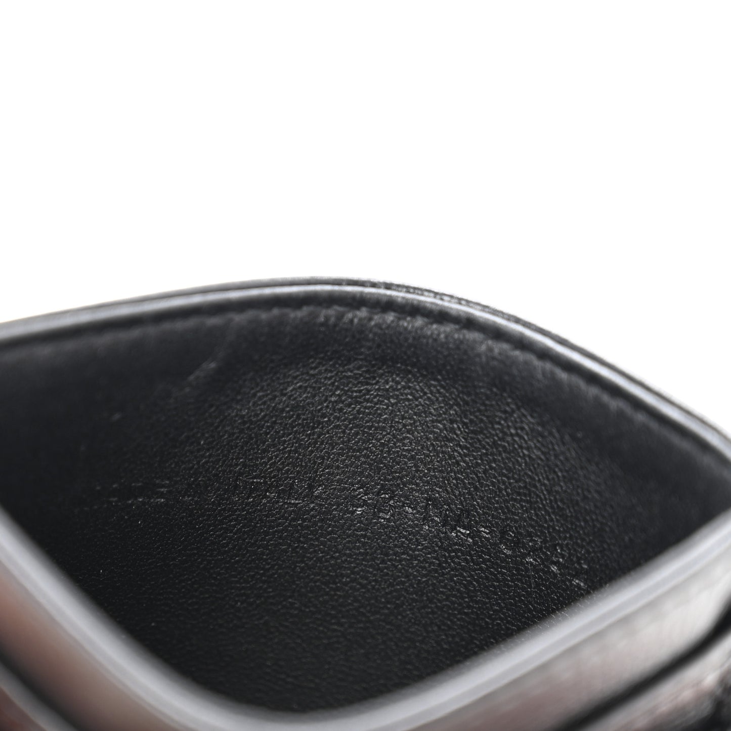 Supple Calfskin Cannage Caro Five-Slot Card Holder Black