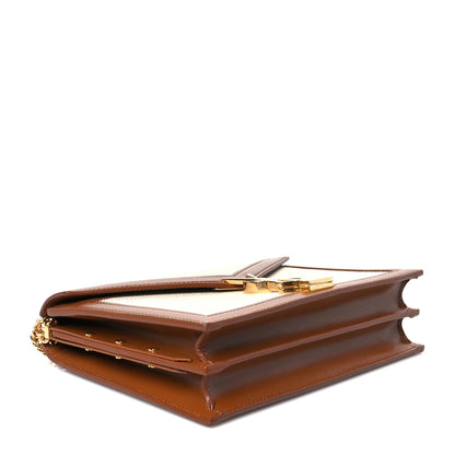 Saint Laurent Canvas Calfskin Classic Monogram Cassandra Natural Beige Brick 4 of 11