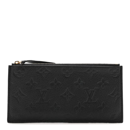 Louis Vuitton Empreinte Felicie Chain Wallet Zippered Insert Black 1 of 7