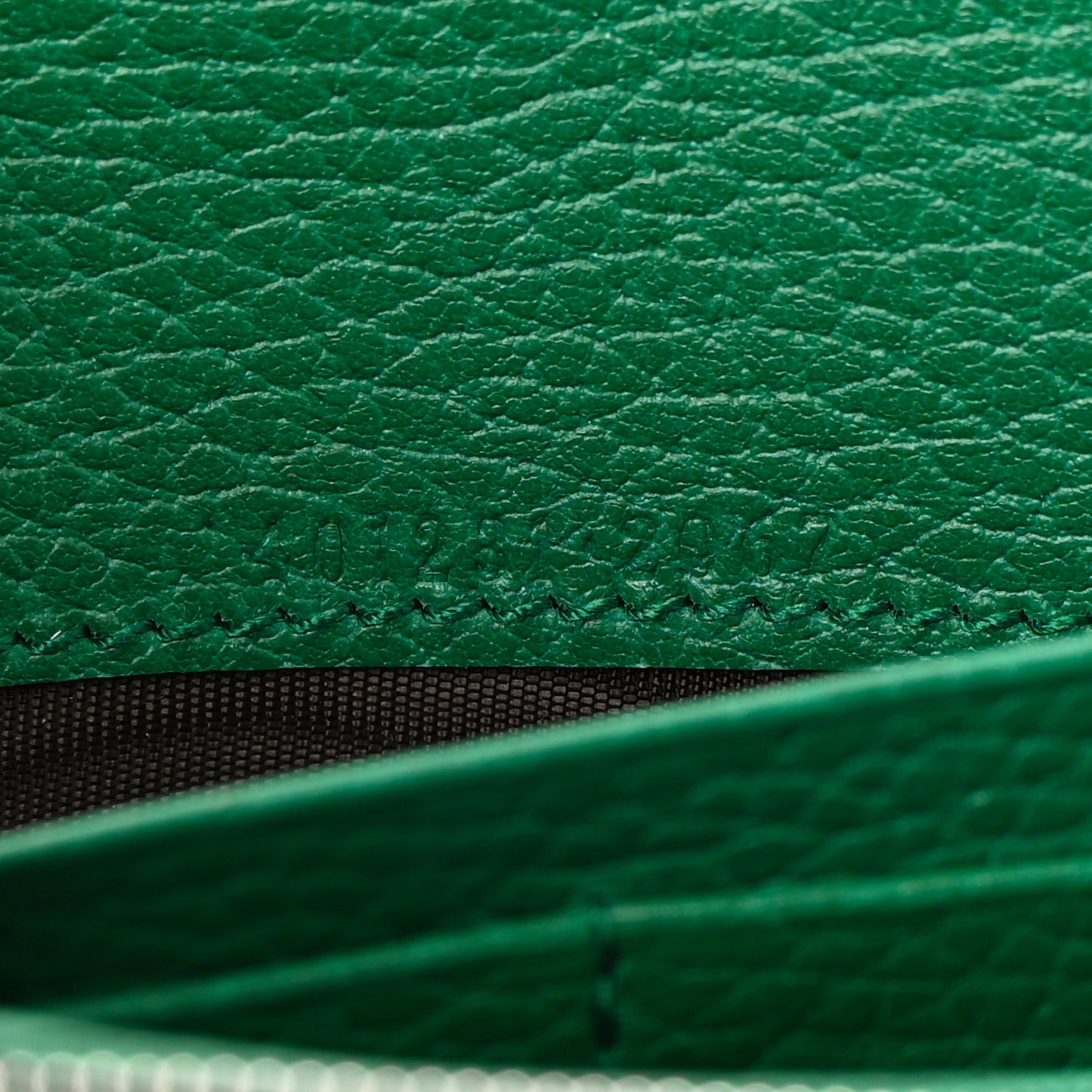 Calfskin Mini Dionysus Chain Wallet Emerald