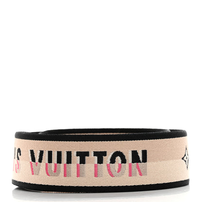 Louis Vuitton Jacquard Speedy Bandouliere 20 Shoulder Strap Black 2 of 3