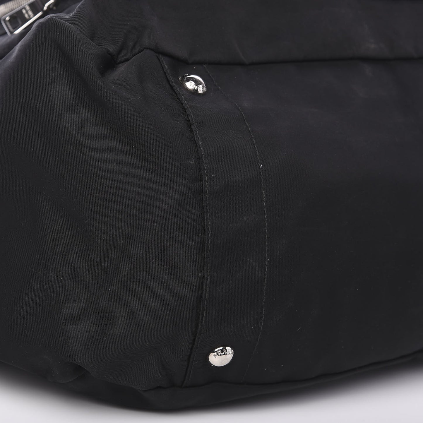 Tessuto Nylon Vela Diaper Bag Black