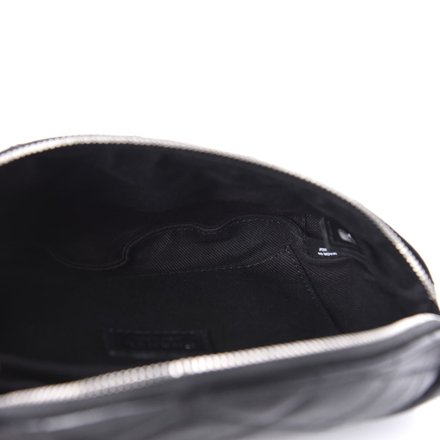 Chanel Grained Calfskin Quilted Waist Belt Bag Black 5 of 11