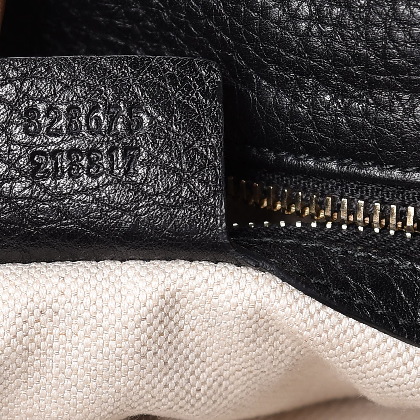 Cellarius Calfskin Medium Miss GG Top Handle Bag Black