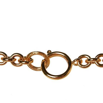 Chanel CC Heart Chain Pendant Necklace Gold 3 of 4