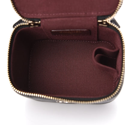 Chanel Caviar Quilted Mini Vanity Case With Chain Black 5 of 10