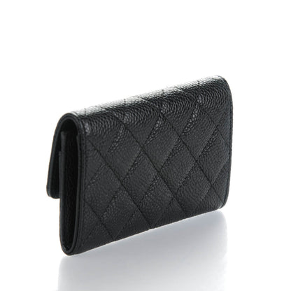 Chanel Caviar Quilted Flap Card Holder Black 3 of 8