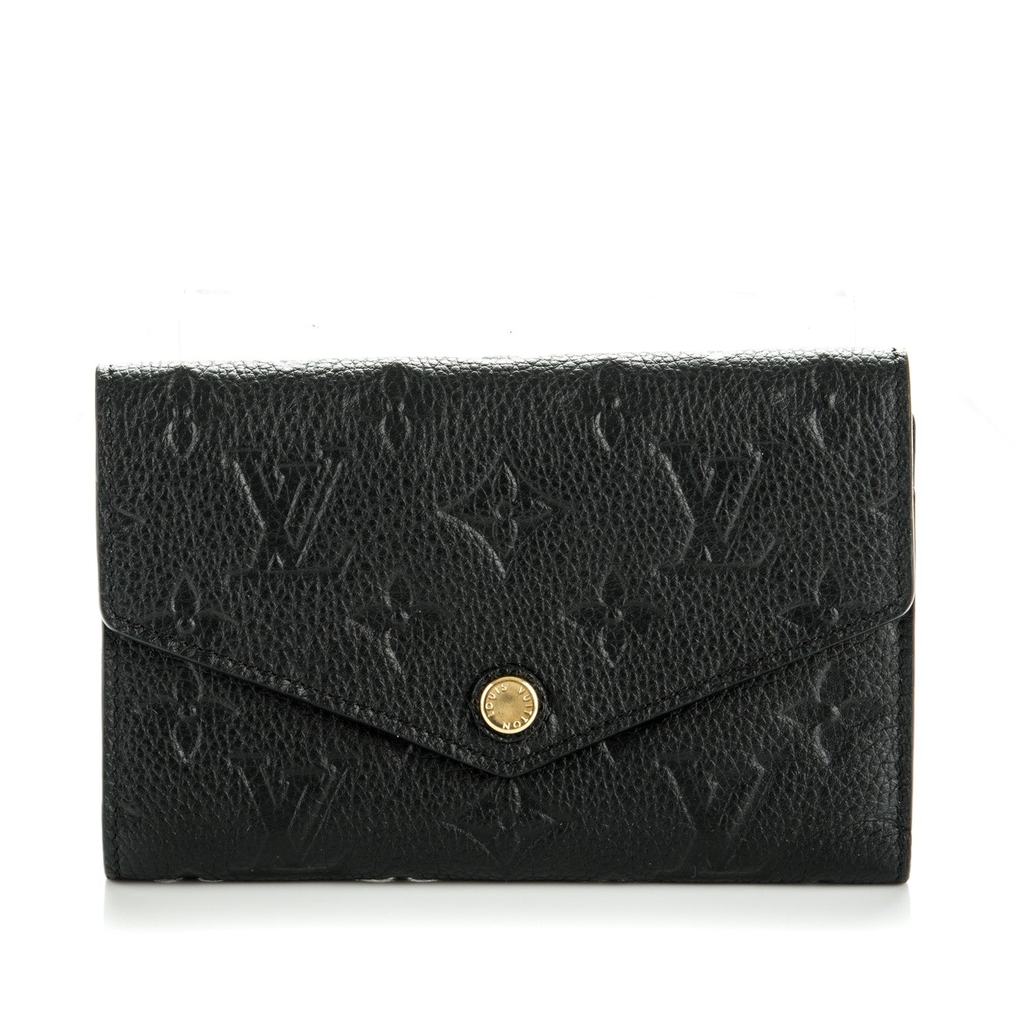 Louis Vuitton Empreinte Compact Curieuse Wallet Black 1 of 8