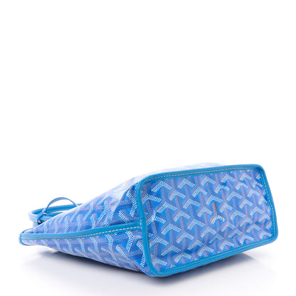 Goyard Goyardine Coeur Reversible Mini Anjou Sky Blue 7 of 20