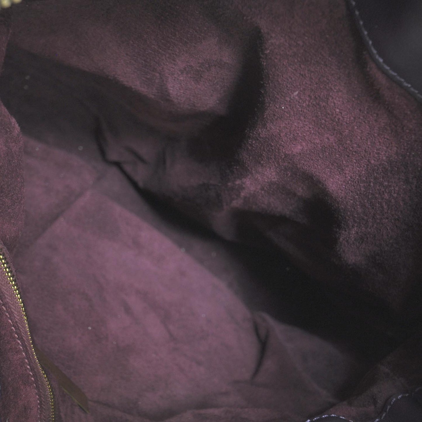 Leather Quilted Multipocket Hobo Violet