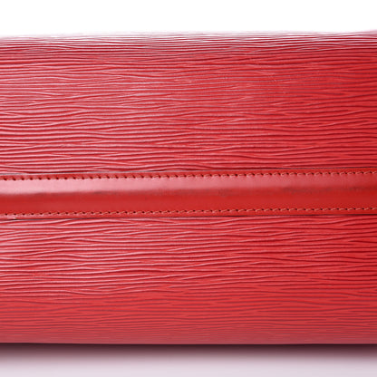 Louis Vuitton Epi Speedy 25 Castillan Red 11 of 15