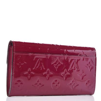 Louis Vuitton Vernis Sarah Wallet NM Magenta 3 of 6