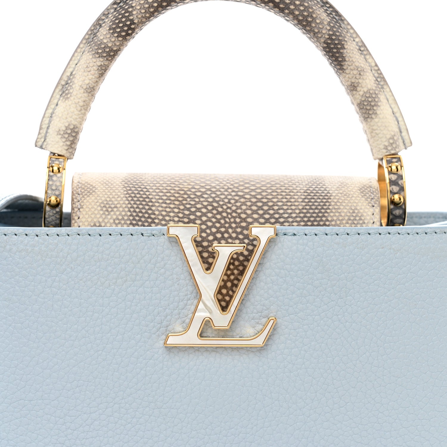 Louis Vuitton Capucines BB Olympe Blue 5 of 9