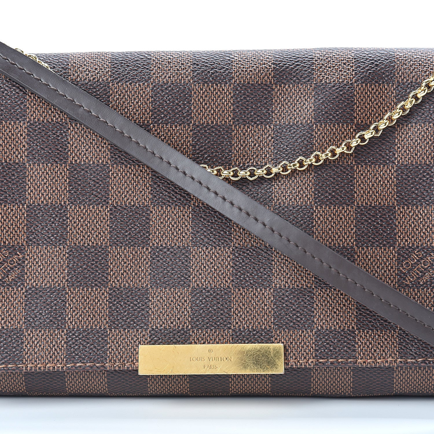 Louis Vuitton Damier Ebene Favorite MM 8 of 13
