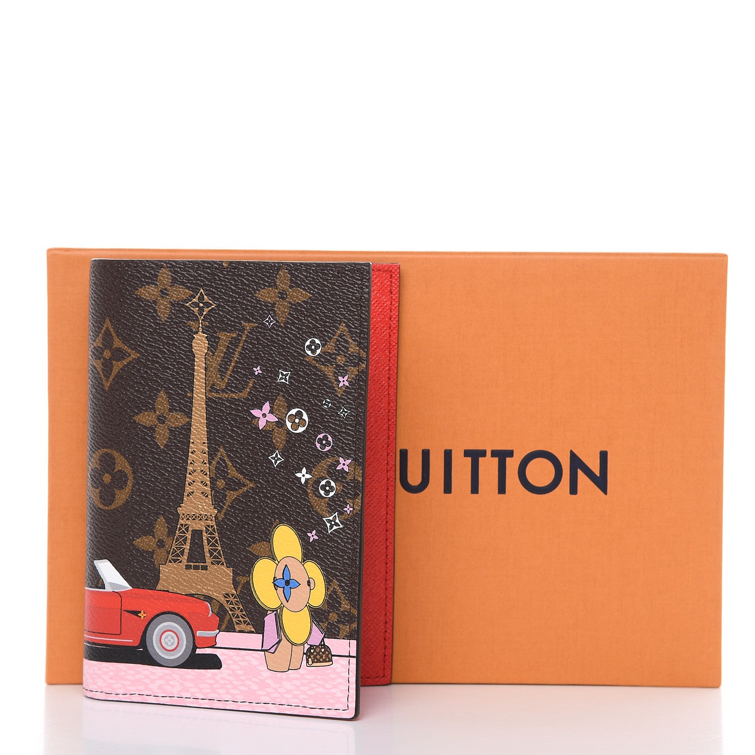 Louis Vuitton Monogram 2019 Christmas Animation Passport Cover Rouge 8 of 8