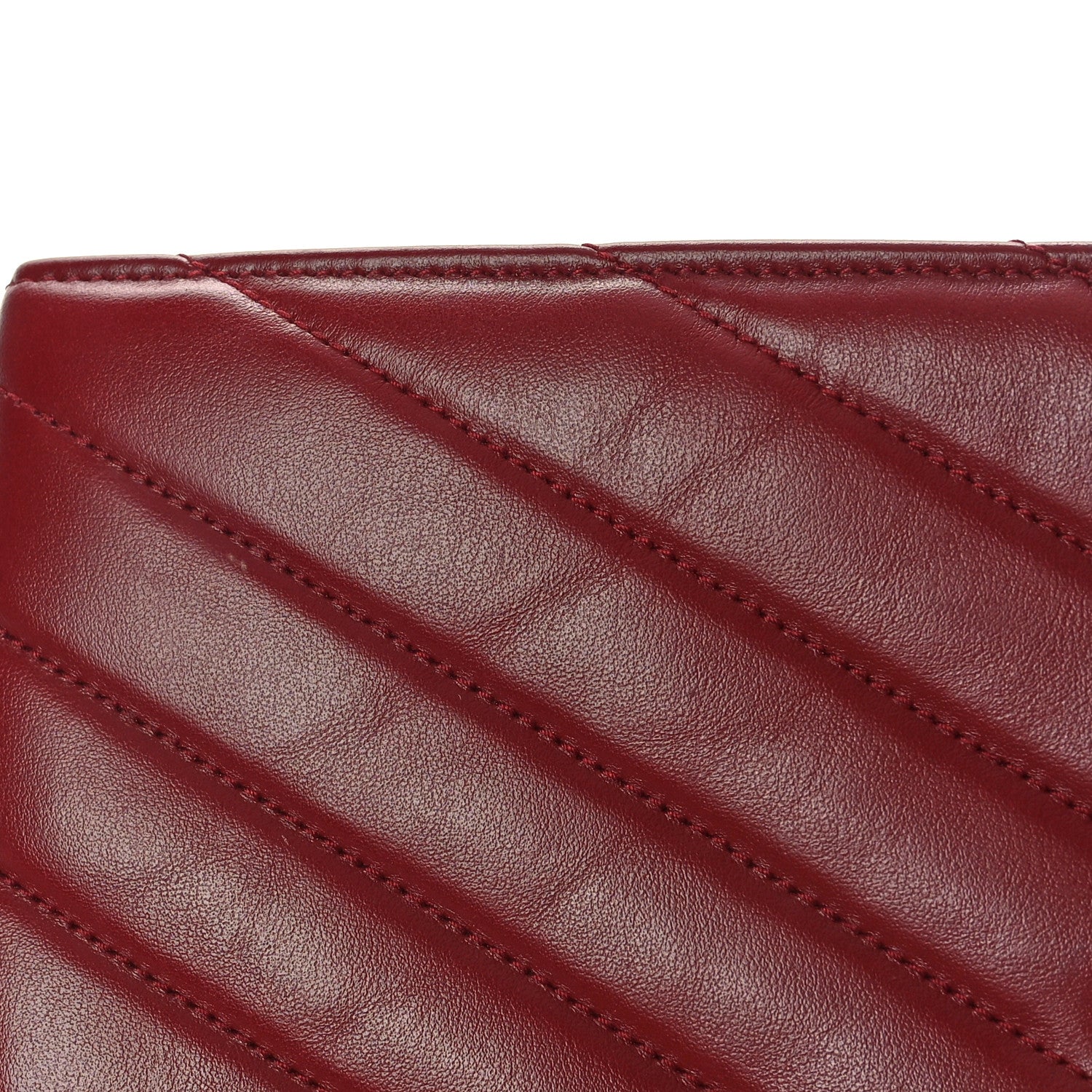 Saint Laurent Calfskin Y Quilted Monogram Medium Loulou Chain Satchel Palissandre 11 of 14