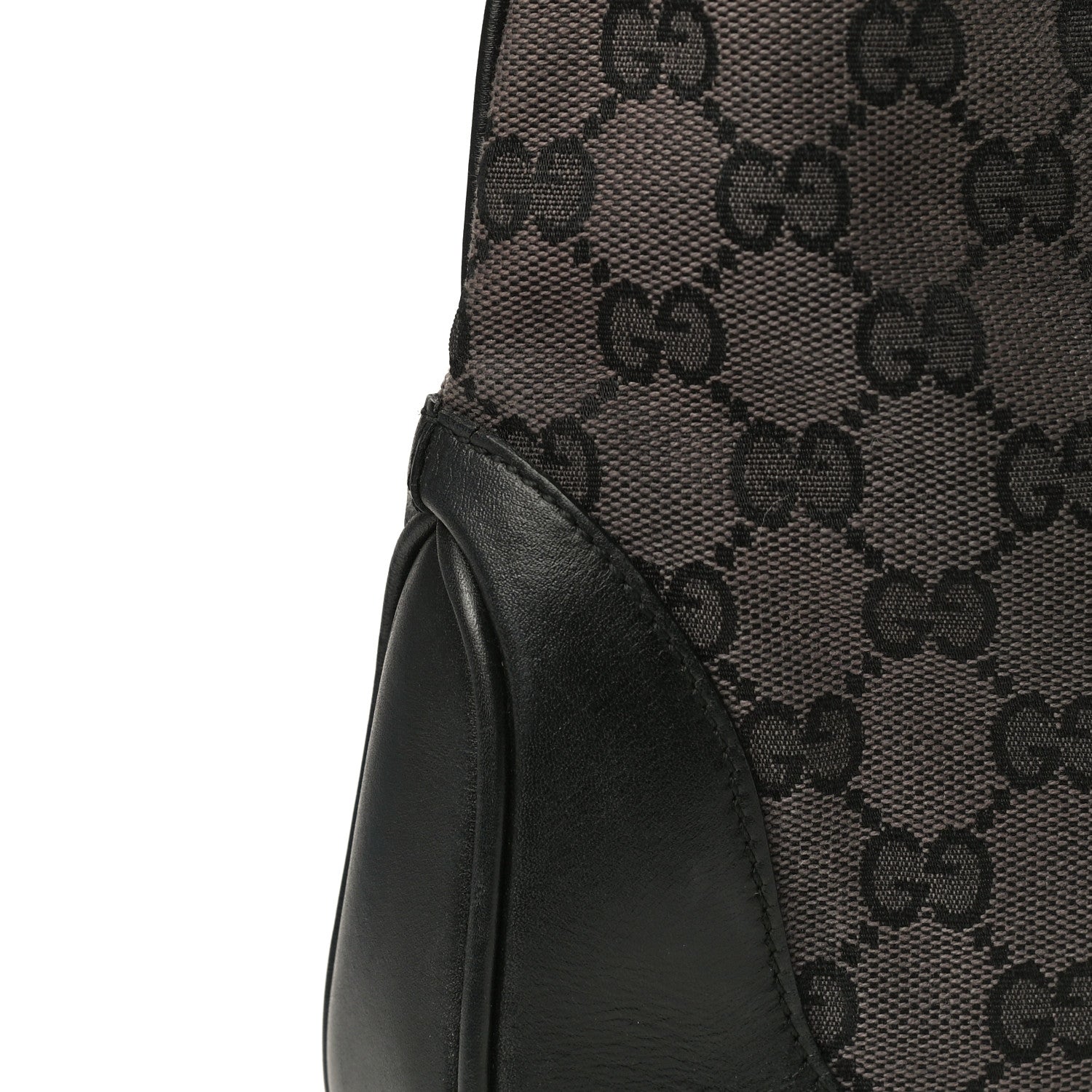 Gucci Monogram Small Jackie O Hobo Black 16 of 24