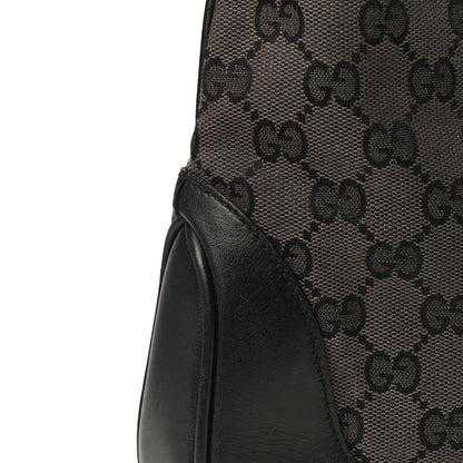 Gucci Monogram Small Jackie O Hobo Black 16 of 24