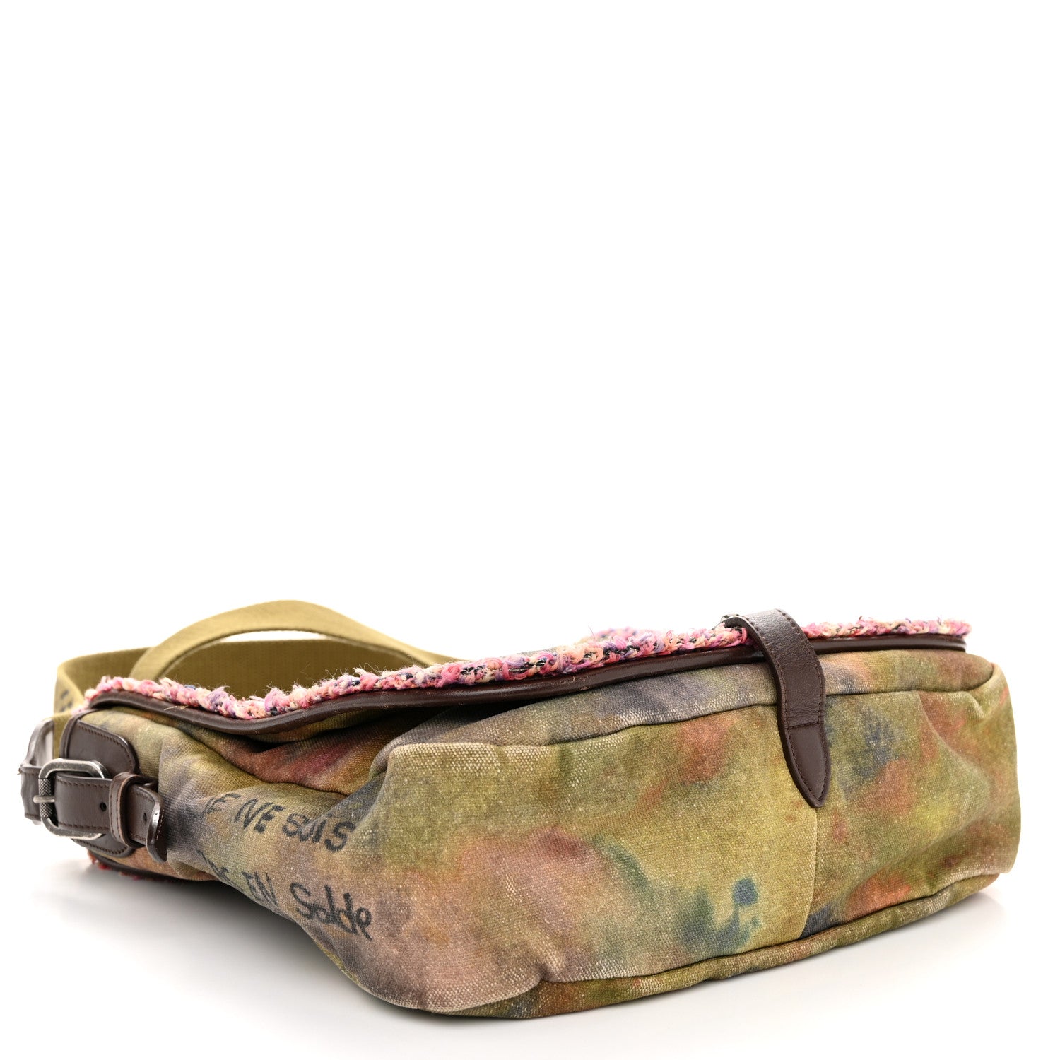 Chanel Washed Toile Graffiti On The Pavements Messenger Khaki Multicolor 4 of 13