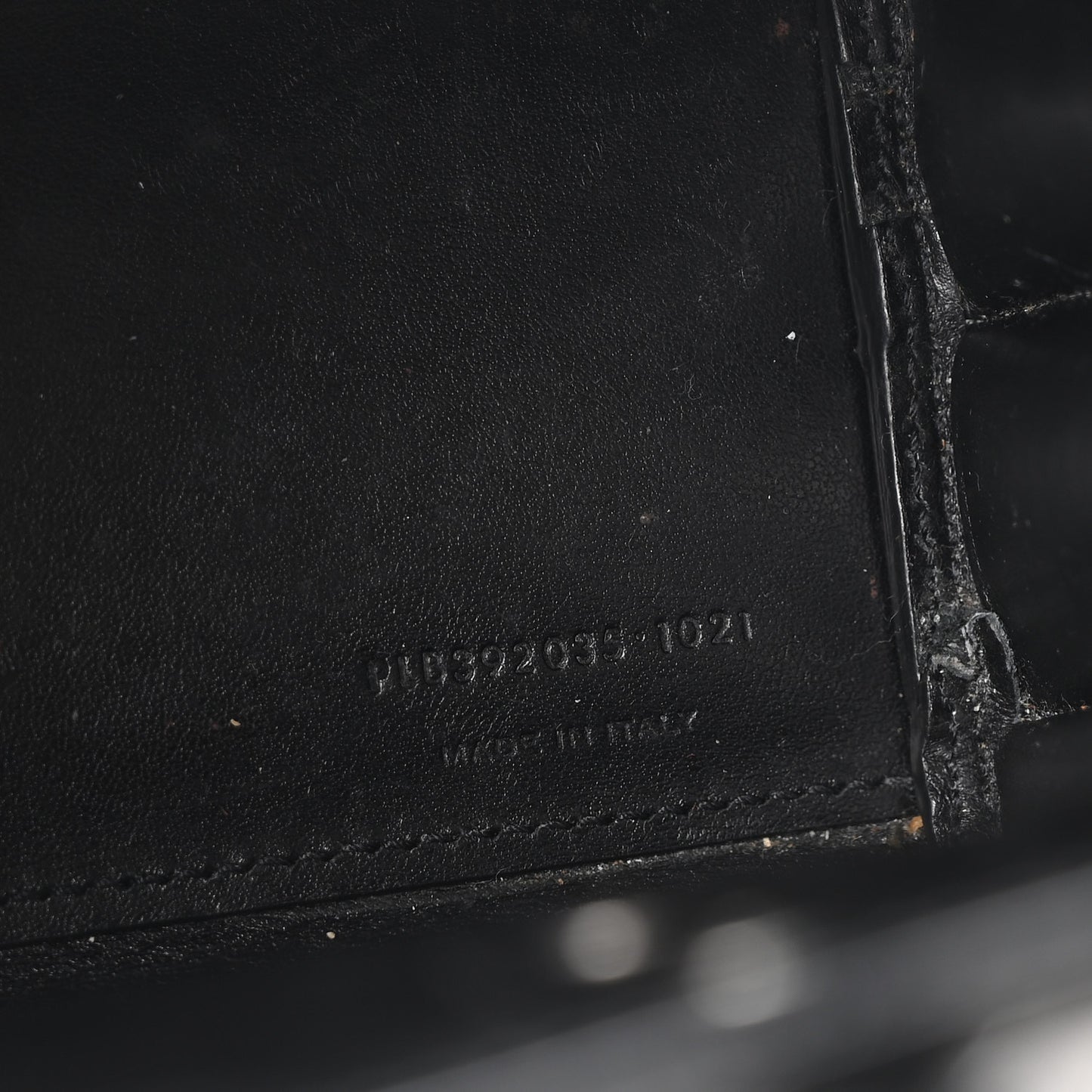 Calfskin Crocodile Embossed Nano Sac De Jour Black