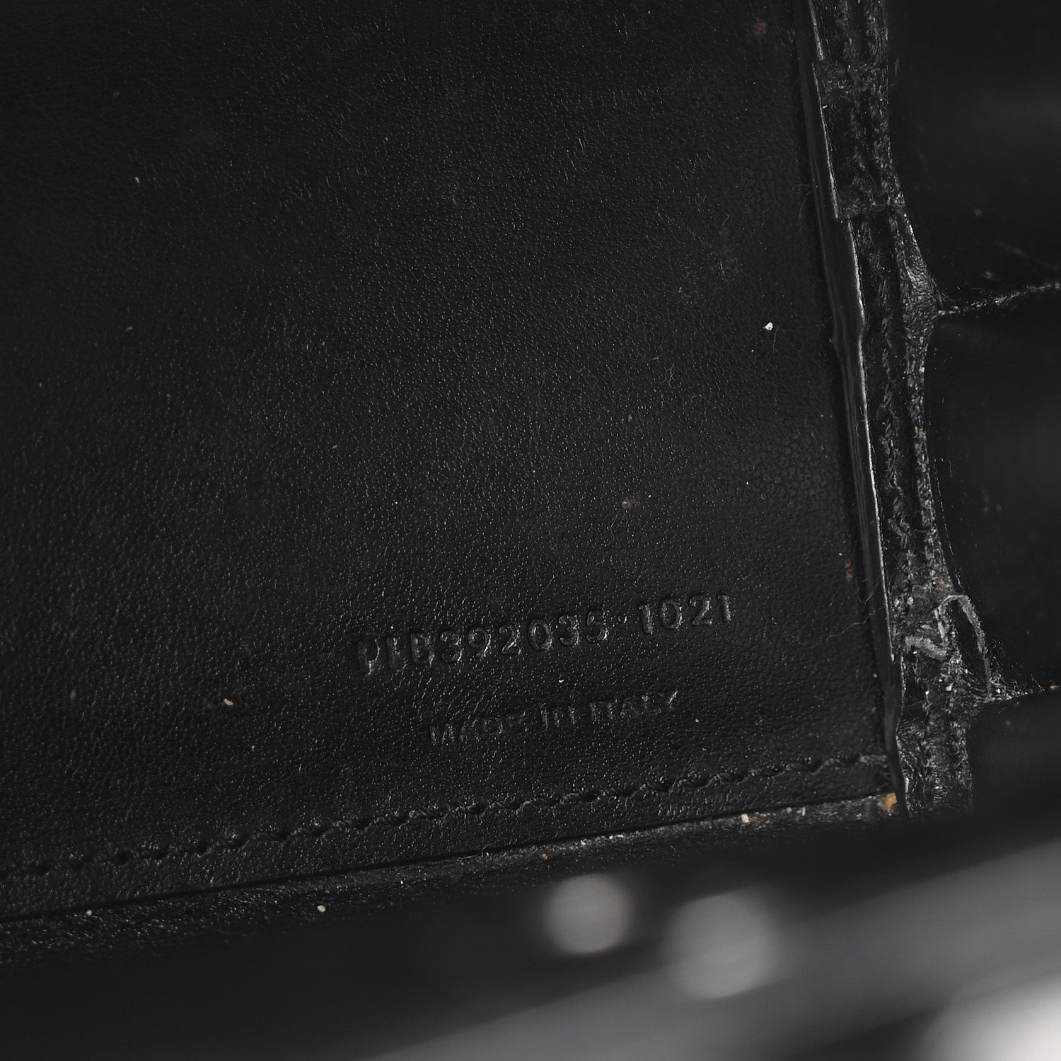 Saint Laurent Calfskin Crocodile Embossed Nano Sac De Jour Black 7 of 10