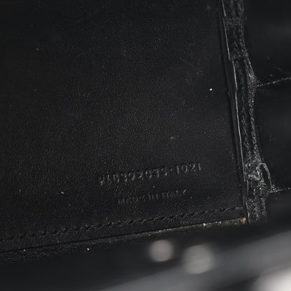 Saint Laurent Calfskin Crocodile Embossed Nano Sac De Jour Black 7 of 10