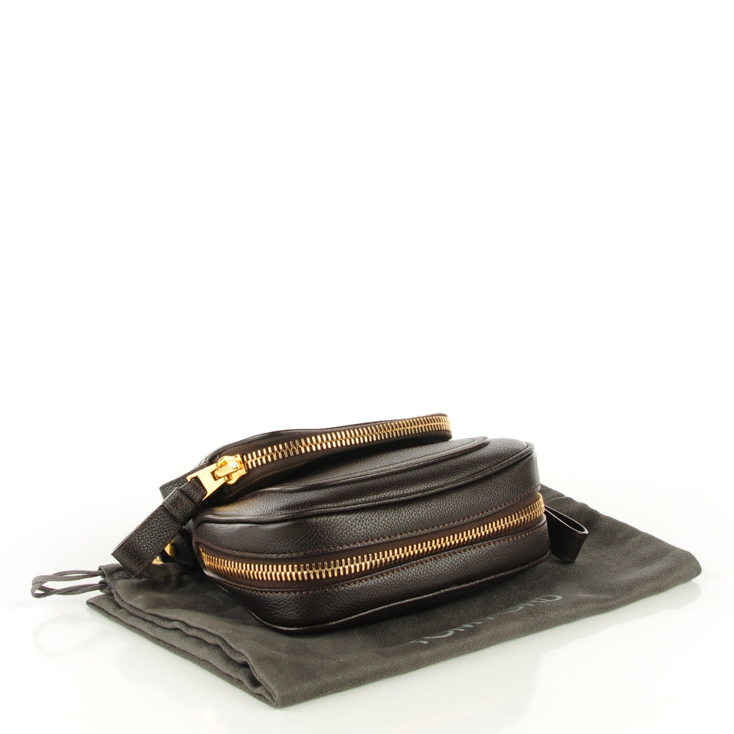 Tom Ford Calfskin Jennifer Mini Crossbody Bag Brown 4 of 7
