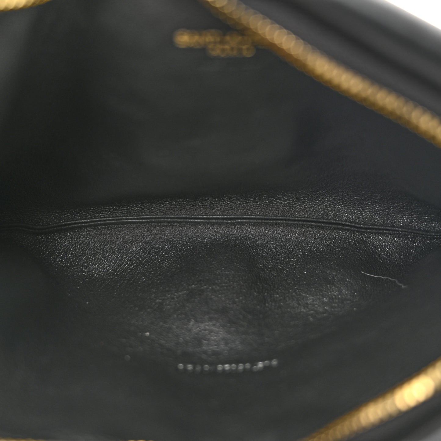Lambskin Small Calypso Pouch Black