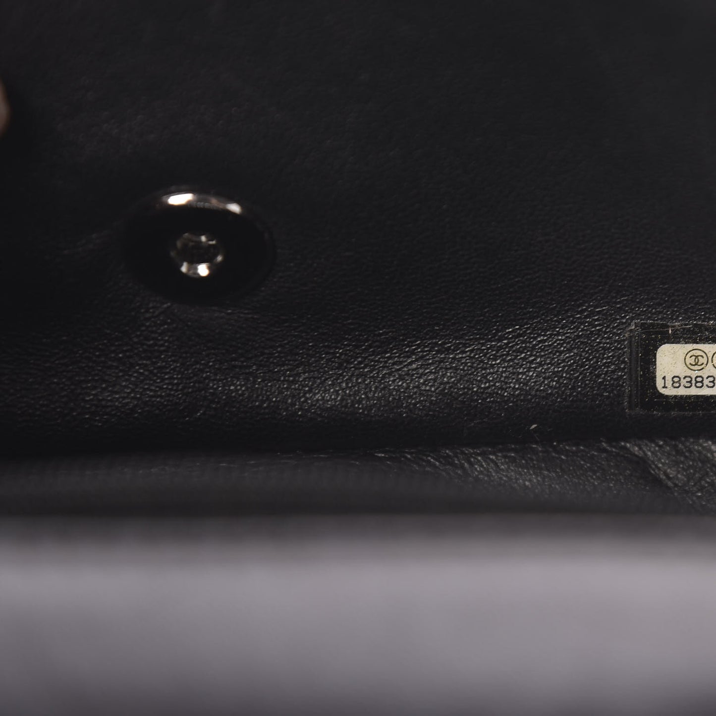 Lambskin Classic Twist Mini Rectangular Flap Black Burgundy