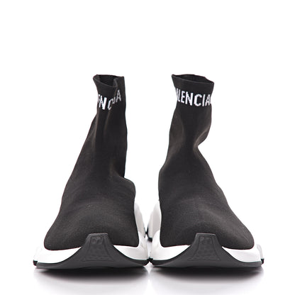 Balenciaga Neoprene Knit Womens Hi Speed Sneakers 38 Black 2 of 9